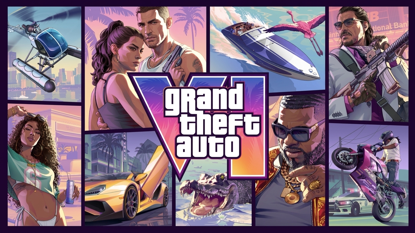 Grand Theft Auto VI key art